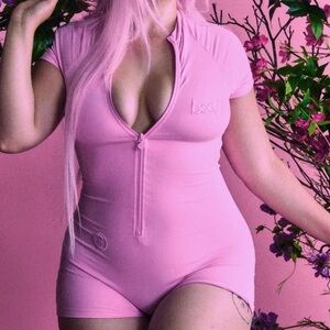 Body by Raven Tracy Pink Romper